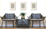 Kenzi Zebra Print Indoor/Outdoor Reversible Rectangular Pillow