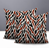 Kenzi Zebra Print Indoor/Outdoor Reversible Square Pillow