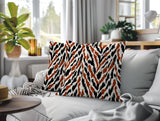 Kenzi Zebra Print Indoor/Outdoor Reversible Square Pillow