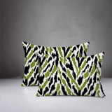 Kenzi Zebra Print Indoor/Outdoor Reversible Rectangular Pillow