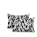 Kenzi Zebra Print Indoor/Outdoor Reversible Rectangular Pillow