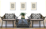 Kenzi Zebra Print Indoor/Outdoor Reversible Rectangular Pillow