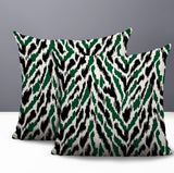 Kenzi Zebra Print Indoor/Outdoor Reversible Square Pillow