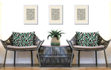 Kenzi Zebra Print Indoor/Outdoor Reversible Rectangular Pillow