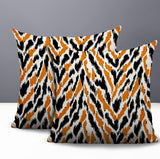 Kenzi Zebra Print Indoor/Outdoor Reversible Square Pillow