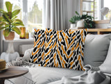 Kenzi Zebra Print Indoor/Outdoor Reversible Square Pillow