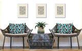 Kenzi Zebra Print Indoor/Outdoor Reversible Rectangular Pillow