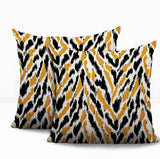 Kenzi Zebra Print Indoor/Outdoor Reversible Square Pillow