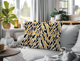 Kenzi Zebra Print Indoor/Outdoor Reversible Square Pillow