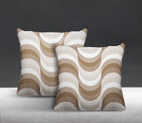 Kesper Geometric Reversible Indoor/Outdoor Square Pillow
