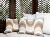 Kesper Geometric Reversible Indoor/Outdoor Rectangular Pillow