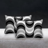 Kesper Geometric Reversible Indoor/Outdoor Rectangular Pillow