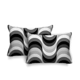 Kesper Geometric Reversible Indoor/Outdoor Rectangular Pillow