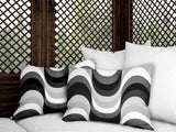 Kesper Geometric Reversible Indoor/Outdoor Rectangular Pillow