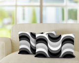 Kesper Geometric Reversible Indoor/Outdoor Rectangular Pillow