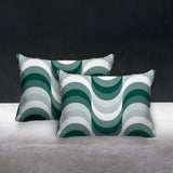 Kesper Geometric Reversible Indoor/Outdoor Rectangular Pillow