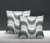 Kesper Geometric Reversible Indoor/Outdoor Square Pillow