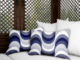 Kesper Geometric Reversible Indoor/Outdoor Rectangular Pillow