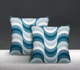 Kesper Geometric Reversible Indoor/Outdoor Square Pillow