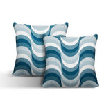 Kesper Geometric Reversible Indoor/Outdoor Square Pillow