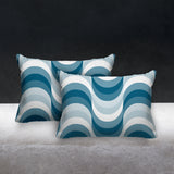 Kesper Geometric Reversible Indoor/Outdoor Rectangular Pillow
