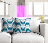 Kesper Geometric Reversible Indoor/Outdoor Square Pillow