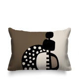 Khari Abstract Reversible Indoor/Outdoor Rectangular Pillow