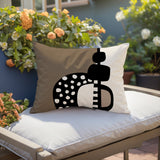Khari Abstract Reversible Indoor/Outdoor Rectangular Pillow