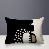 Khari Abstract Reversible Indoor/Outdoor Rectangular Pillow