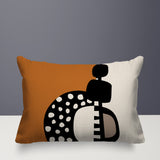 Khari Abstract Reversible Indoor/Outdoor Rectangular Pillow