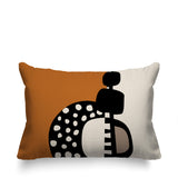 Khari Abstract Reversible Indoor/Outdoor Rectangular Pillow