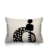 Khari Abstract Reversible Indoor/Outdoor Rectangular Pillow