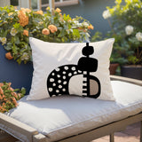 Khari Abstract Reversible Indoor/Outdoor Rectangular Pillow