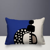 Khari Abstract Reversible Indoor/Outdoor Rectangular Pillow