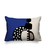 Khari Abstract Reversible Indoor/Outdoor Rectangular Pillow