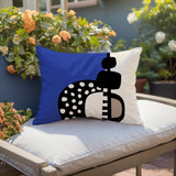 Khari Abstract Reversible Indoor/Outdoor Rectangular Pillow