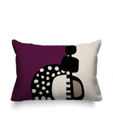 Khari Abstract Reversible Indoor/Outdoor Rectangular Pillow