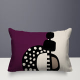 Khari Abstract Reversible Indoor/Outdoor Rectangular Pillow