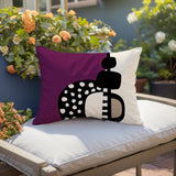 Khari Abstract Reversible Indoor/Outdoor Rectangular Pillow