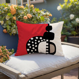 Khari Abstract Reversible Indoor/Outdoor Rectangular Pillow