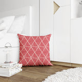 Kia Geometric Reversible Indoor/Outdoor Square Pillow