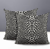 Kiefer Zebra Print Indoor/Outdoor Reversible Square Pillow