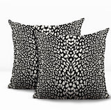 Kiefer Zebra Print Indoor/Outdoor Reversible Square Pillow