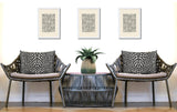 Kiefer Zebra Print Indoor/Outdoor Reversible Rectangular Pillow