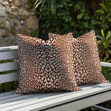 Kiefer Zebra Print Indoor/Outdoor Reversible Square Pillow
