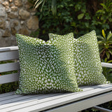 Kiefer Zebra Print Indoor/Outdoor Reversible Square Pillow