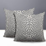 Kiefer Zebra Print Indoor/Outdoor Reversible Square Pillow