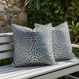 Kiefer Zebra Print Indoor/Outdoor Reversible Square Pillow