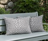 Kiefer Zebra Print Indoor/Outdoor Reversible Rectangular Pillow