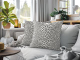 Kiefer Zebra Print Indoor/Outdoor Reversible Square Pillow